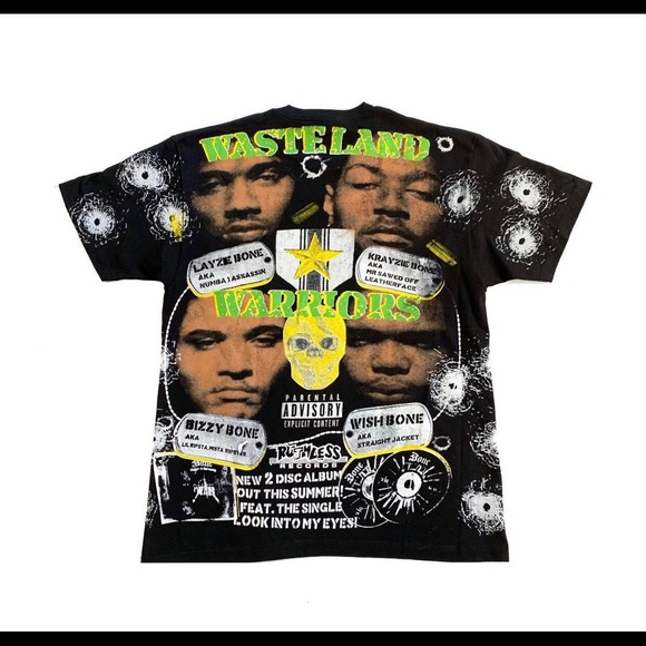 Bone Thugs N Harmony Vintage Style Rap Tee - Picture 2 of 2